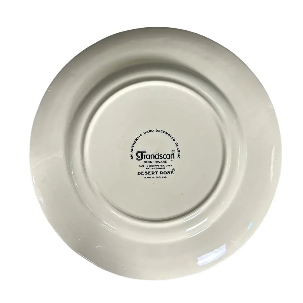 Franciscan Desert Rose Vintage Dinner Plate 10.5